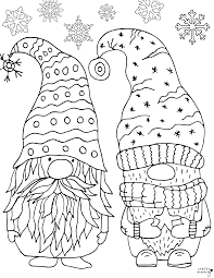 Elf Coloring Pages to Print - Crafty Morning