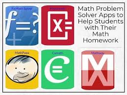 Math Problem Solver Apps To Help Students With Their Math Homework Math Problem Solver Math Homework Math Problems