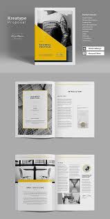 Kreatype Proposal Proposal Design Book Design Layout Booklet Design