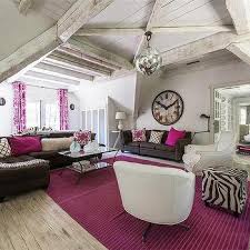 Pink And Brown Living Rooms Design Ideas