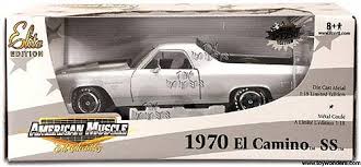 The scale of a diecast modelchevrolet el camino is in the following format: 1970 Chevy El Camino Ss Pickup By Ertl Elite 1 18 Scale Diecast Model Car Wholesale 39267sv
