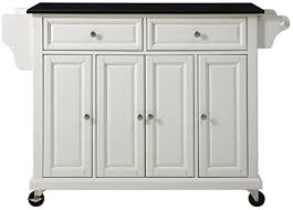 Maybe you would like to learn more about one of these? Crosley Furniture Rolling Kitchen Island With Solid Black Granite Top White Buy Online In Aruba At Aruba Desertcart Com Productid 4754576