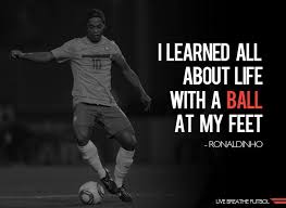 I Learned All About Life With A Ball At My Feet Soccer Quotes Soccer Training Soccer Tips