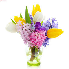 Simplu Si Pur Buchet Cu Lalele Si Zambile Spring Flowers Tulips Arrangement Spring Flower Bouquet