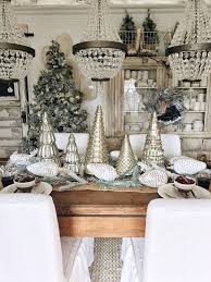 Rustic Glam Cottage Christmas Dining Room Glam Christmas Decor Christmas Dining Room Cottage Christmas