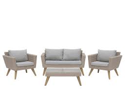 Check out our outdoor sofa selection for the very best in unique or custom, handmade pieces from our patio furniture shops. 4 Seater Rattan Garden Sofa Set Brown Vittoria Beliani De