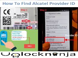 Consiga el pin de desbloqueo de red de sim sin perder la garantía. How To Find The Alcatel Provider Id Imei Alcatel Secro Unlockninja
