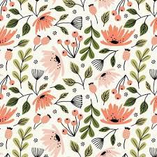 Looking for spa & spice colored floral drapery fabric & upholstery fabric. Modern Floral Fabric Wallpaper And Home Decor Spoonflower