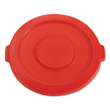 I know both huskie and rubbermaid brute containers (10 gal, 20 gal, 32 gal, 55 gal) that are gray, yellow or white have that rating. Round Flat Top Lid By Rubbermaid Commercial Rcp2631red Ontimesupplies Com