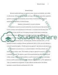 What this implies is that methodology in research also encompasses some literature review about similar methods as applied by other authors. Research Design Essay Example Topics And Well Written Essays 500 Words 3