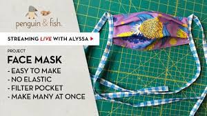 How To Sew An Easy No Elastic Face Mask Fabric Ties Assembly Line Friendly Youtube Diy Sewing Pattern Diy Mask Diy Face