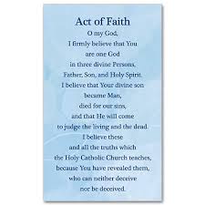 The credit card act of 2009 is officially called the credit card accountability responsibility and disclosure act of 2009, but it's also sometimes referred to as just the card act. Act Of Faith Prayer Card