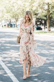 Floral Trendy Spring Dresses Spring Fashion Outfits Summer Wedding Outfit Guest
