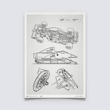 Late in 1988 ferrari built two prototypes under the '639 f1' moniker. Giorgio Piola Technical Drawing Ferrari F1 90 1990