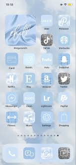 App Icons Ios 14 Sky Blue App Icon Homescreen App Covers