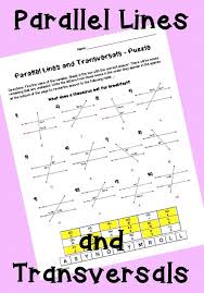 Parallel Lines And Transversals Activity Worksheet Vertical Angles Corresponding Angles Alternat Relationship Worksheets Worksheet Template Angles Worksheet