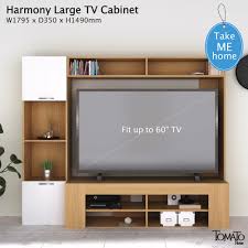Gunakan tv sebaiknya dengan kabinet tv yang kuat dan bergaya untuk menampungnya (atau menyerlahkannya jika tv anda berada di dinding). Tv Cabinet Modern Kabinet Tv Tv Bracket Tv Wall Rak Tv Besar Harmony Wall Tv Cabinet Shopee Malaysia