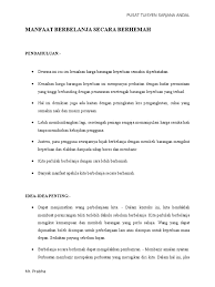 Perkara ini telah diberi peringatan secara bertulis dalam surat pelantikan ketua pengarah. Manfaat Berbelanja Secara Berhemah Bm Pt3