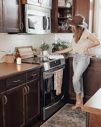 Megan Neutral Home Decor On Instagram What S Been Your Favourite Dish That You Ve Made Since All Th Dark Kitchen Cabinets Diy Kitchen Projects Dark Kitchen