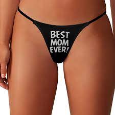 Amazon.com : BAIKUTOUAN Best Mom Ever Print T-Back Thong for Women G-String  Underwear Panty : Sports & Outdoors