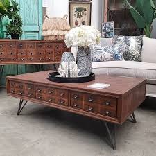 Apothecary How Cute Are Those Drawers Don T Worry They Re Actually Larger I E Practical Sized Drawers Coffee Table Living Room Table Cool Coffee Tables