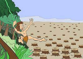 Lo que causa una gran cantidad de daños asociados a la calidad de los suelos. La Deforestacion Humana Deforestacion Selvastropicales Bosques Tala Bosquesdestruidos Cartoon Caricature Tarzan Deforestacion Selvas Tropicales Arte