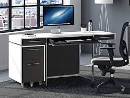 Desks & computer tables : Gray Computer Desks Luxedecor