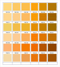 Free 8 Sample Pantone Color Charts In Word Pdf