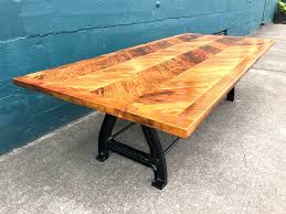 You choose width and length (up to 48 x 120), thickness (.75, 1 or 1.25), edge and corner details.each top is a unique work of art Custom Wood Dining Tables Sets Portland Oregon