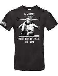Produtos especiais de qualidade e sofisticação. T Shirt Rene Lasartesse Tribute Shirt Sl Wrestling