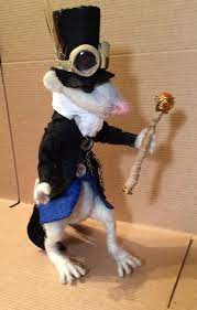 Mr Willoughby H For Hemmingway Gyrfalcon Needlefelted Rat Artdoll Art Dolls Needle Felting Kinder Art