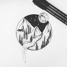 M I C H I T S E 13 Circle Drawing Small Drawings Cool Drawings