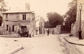 La Rue Des Saules Et La Maison Rose Au Coin De La Rue De L Abreuvoir 25 Septembre 1887 Photo Henri Daudet Montmartre Montmartre Paris 20e Siecle