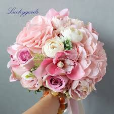 Our exotic orchids are perfect for weddings, whether you opt to add classic white blooms or unique purple orchid flowers to your wedding bouquet. Lbt051bridal Bouquet Wedding Flower Wholesale Rose Orchid Flower Baby Pink Bridal Bouquet Buy Bridal Bouquet Wedding Flower Wedding Flower Wholesale Bridal Bouquet Product On Alibaba Com