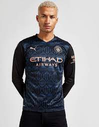 The team's jersey is embroiled in a controversy after ben kelly, the man who originally designed the. Puma Manchester City Fc 2020 21 Away Trikot Herren Schwarz Jd Sports