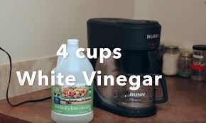 How To Clean Bunn Coffee Maker With Vinegar Step By Step Guide Bunn Coffee Maker Bunn Coffee Coffee Maker Cleaning