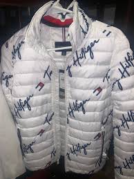 Tommy Hilfiger Repeated Logo Puffer Jacket Size Xs 200 Puffer Jackets Tommy Hilfiger Jackets