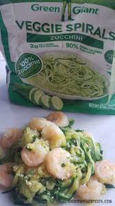 Anything pasta can do, zoodles can do too, but with fewer carbs. Garlic Shrimp With Zucchini Spirals Everyday Shortcuts
