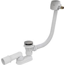 Nur noch 2 auf lager. A508km Badewanne Ab Und Uberlaufgarnitur Click Clack Mit Einer Fullfunktion Verchromt Alca Plast Bestshop24 Eu