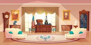 Download Vector Oval Cabinet In The White House For Free In 2020 Anime Background Anime Backgrounds Wallpapers Cartoon Background