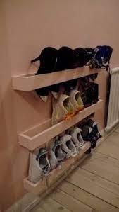 Hölzernes wandregal für schuhe selber bauen. Pinterest Pinterest Diy Schuhaufbewahrung Ideen Zum Selbermachen Fur Zu Hause Schuhregal Selber Bauen