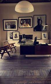 25 Cool And Masculine Home Office For A Man Beautiful Home Office Home Office Design Unique Home Office Design Masculine Home Office Modern Home Office