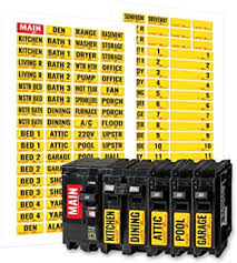 To thoroughly map or label every circuit in your home will take up more space than is available on your home electrical panel itself. Amazon Com Electrical Panel Labels