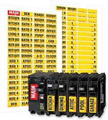 The electrical code requires you to label, or index, your panel. Amazon Com Electrical Panel Labels