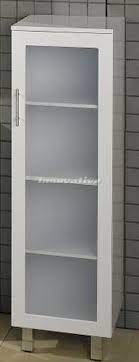 It's possible you'll found another tall bathroom storage cabinets with doors higher design ideas. Discontinued Bathroom Tall Boy Vanity Pac White Frosted Glass Door 1330x400x400m Innovative