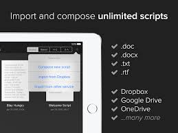 This teleprompter app for ipad lets you have the liberty to record the video on ipad with a teleprompter running on the screen and it's a boon to those who do not own the required remote controller cause this app functions without the specification of any remote controller. Teleprompter Premium App For Ipad Ikan