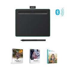 Wacom intuos wireless graphics drawing tablet pistachio & black (ctl6100wlk0) with 3 bonus software included, 10.4 x 7.8, availability : Wacom Intuos Wireless Graphics Drawing Tablet With 3 Bonus Software Included 7 9 X 6 3 Black With Pistachio Accent Small Ctl4100wle0 Walmart Com Walmart Com