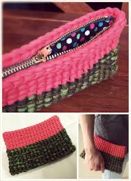 Take And Go Carteras Tejidas Trapillo Bolsos Cartera