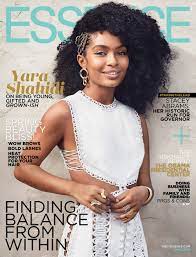 Yara Shahidi Covers The April 2018 Issue Of Essence Magazine Photographed By Sophy Holland Natural Hair Styles Hair Magazine Black Hair Magazine