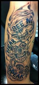Will that be enough to kick a bunch of juvie losers out of his strangely fake looking art deco hotel? 28 Hear No Evil See No Evil Speak No Evil Tattoos With Meanings Tattooswin